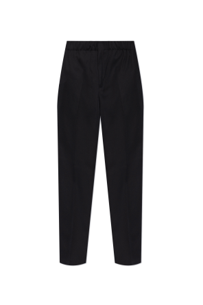 パンツ BALENCIAGA-2 Tuck Slacks Pants Women's Baggy Tailored Pants in Black | Balenciaga US